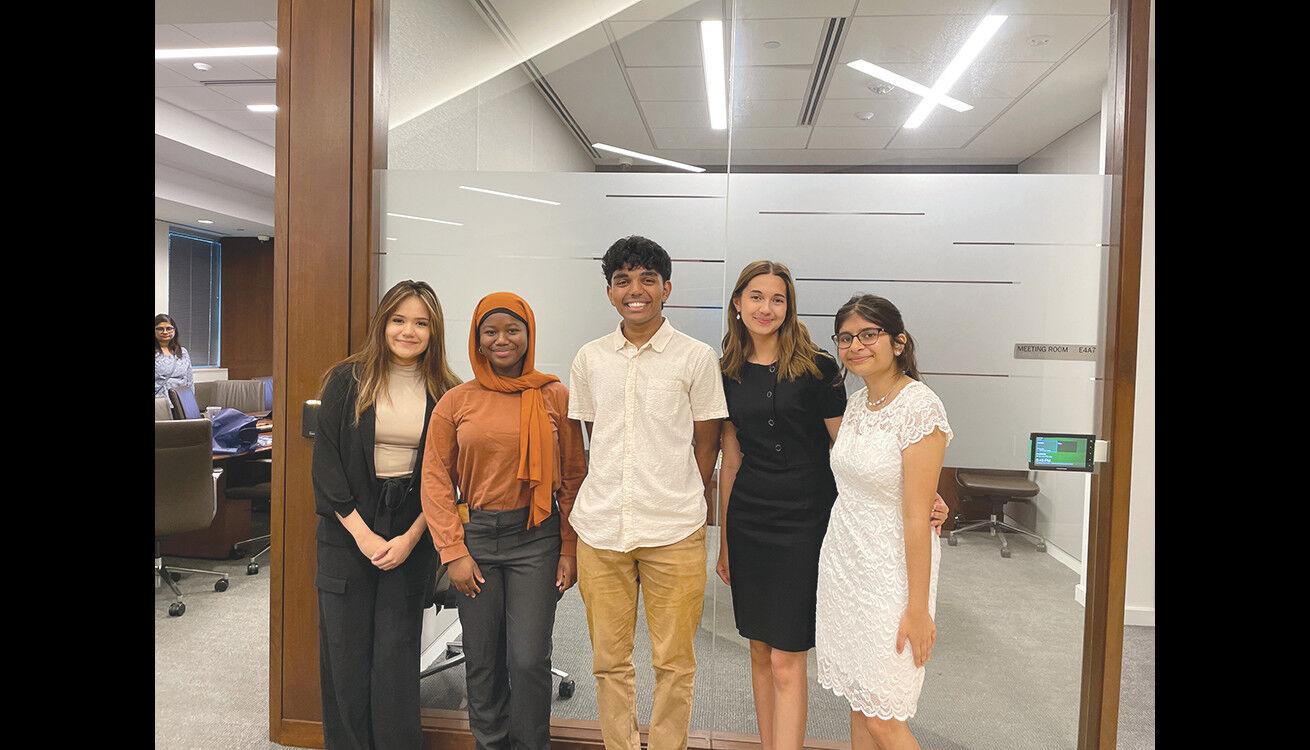 students in CTE competition