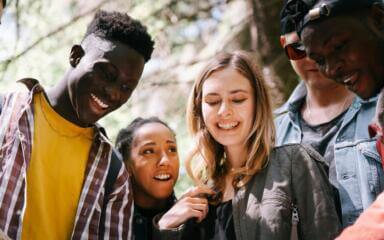 Teenagers connecting locally in Arizona